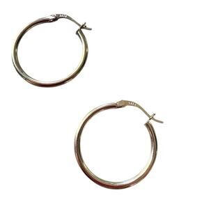 925 Sterling Silver Hoop Earrings